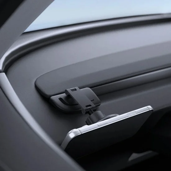 Магнитна стойка за телефон за автомобил Tesla Model Y / Model 3 / Model Y L, MagSafe, монтаж на въздуховод TAM110 (ACP11873) - Spigen - Черен