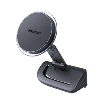 Магнитна стойка за телефон за автомобил Tesla Model Y / Model 3 / Model Y L, MagSafe, монтаж на въздуховод TAM110 (ACP11873) - Spigen - Черен