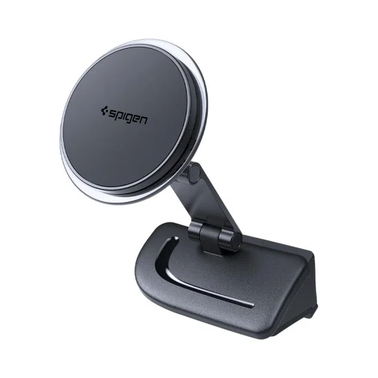 Магнитна стойка за телефон за автомобил Tesla Model Y / Model 3 / Model Y L, MagSafe, монтаж на въздуховод TAM110 (ACP11873) - Spigen - Черен