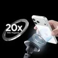 Магнитна стойка за телефон за автомобил Tesla Model Y / Model 3 / Model Y L, MagSafe, монтаж на въздуховод TAM110 (ACP11873) - Spigen - Черен