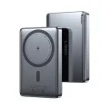 Магнитна външна батерия Lisen L601 Pro (YL0325100009) - Type-C, тънка, Qi2, литиево-полимерна технология, 27W, 10000mAh - Сив