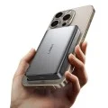 Магнитна външна батерия Lisen L601 Pro (YL0325100009) - Type-C, тънка, Qi2, литиево-полимерна технология, 27W, 10000mAh - Сив
