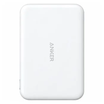 Магнитна външна батерия Power Bank Magnetic MagGo Slim (A1664H21) - Type-C, 10000mAh, Бързо зареждане, Qi2 15W, Кабелно 30W - Anker - Бял