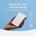 Магнитна външна батерия Power Bank Magnetic MagGo Slim (A1664H21) - Type-C, 10000mAh, Бързо зареждане, Qi2 15W, Кабелно 30W - Anker - Бял