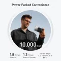 Магнитна външна батерия Power Bank MagGo (A1654G11) - за iPhone, Дигитален дисплей, Безжично зареждане, Стойка, 10000mAh, 15W - Anker - Черен
