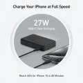 Магнитна външна батерия Power Bank MagGo (A1654G11) - за iPhone, Дигитален дисплей, Безжично зареждане, Стойка, 10000mAh, 15W - Anker - Черен