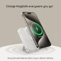 Магнитна външна батерия Power Bank MagGo (A1654G11) - за iPhone, Дигитален дисплей, Безжично зареждане, Стойка, 10000mAh, 15W - Anker - Черен