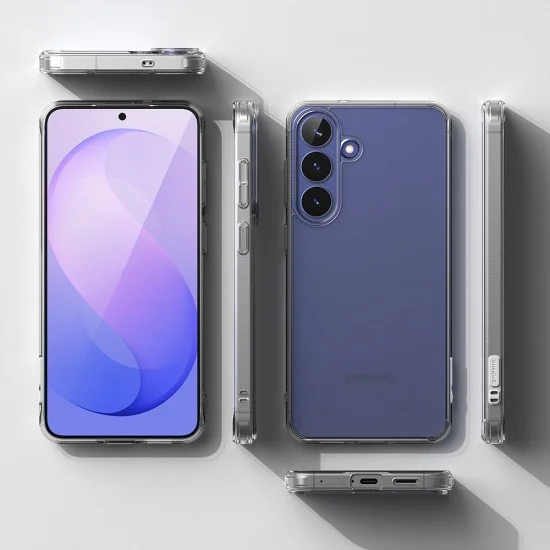 Матов прозрачен калъф Ringke - Fusion - Samsung Galaxy S26 FE - Прозрачен