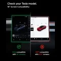 Матов стъклен протектор Spigen - GLAS.tR EZ Fit Anti-Glare (AGL10819) - for 16'' Screen, Tesla 2026 Model Y Premium/Performance, 9H Kit - Черен