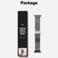 Метална каишка за Apple Watch 1/2/3/4/5/6/7/8/9/10/11/SE/SE 2/SE 3/Ultra 1/2/3/4 (42/44/45/46/49mm) Metal One Mesh - Ringke - Сребрист