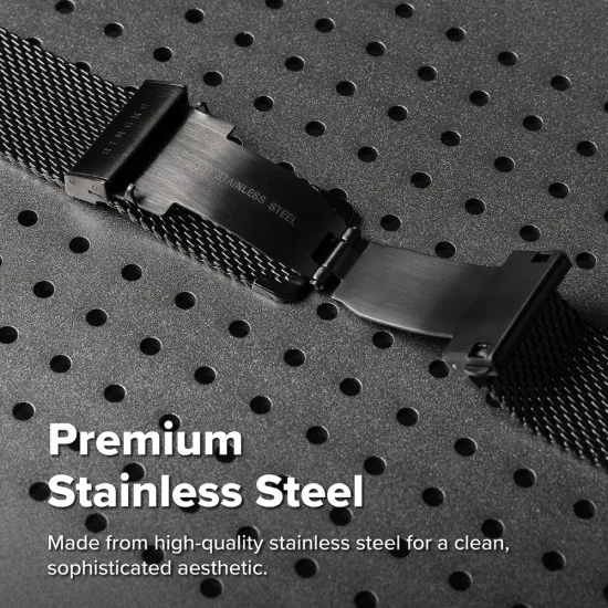 Метална каишка за Samsung Galaxy Watch Ultra 2 Metal One Mesh - Ringke - Черен