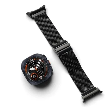 Метална каишка за Samsung Galaxy Watch Ultra 2 Metal One Mesh - Ringke - Черен