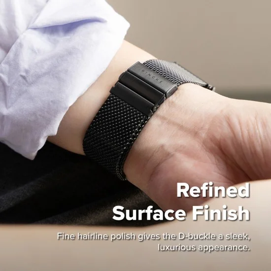 Метална каишка за Samsung Galaxy Watch Ultra 2 Metal One Mesh - Ringke - Черен