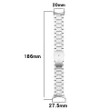 Метална каишка за Google Pixel Watch 4 (45mm) - Techsuit Watchband (W010) - Сребриста