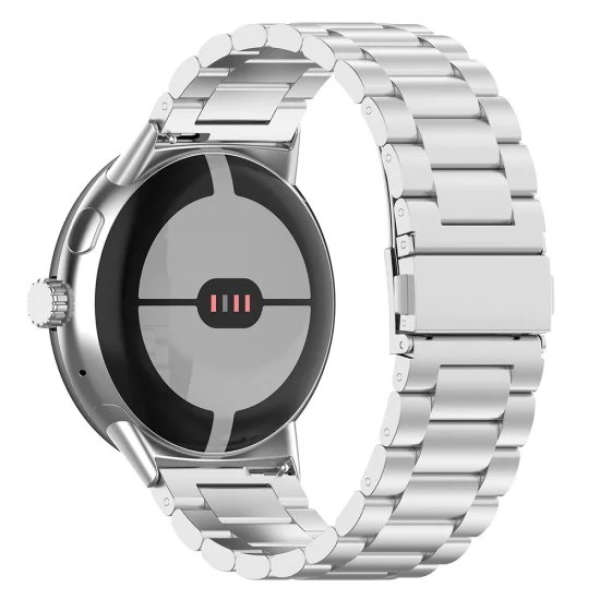 Метална каишка за Google Pixel Watch 4 (45mm) - Techsuit Watchband (W010) - Сребриста
