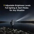 Мини фенерче 4в1 Deerma Mini Flashlight 4in1 (SD01) - магнитно, с щипка и разбивач за стъкло, 350lm - Сиво
