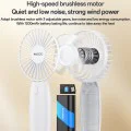 Мини вентилатор Yesido Mini Handheld Fan (YF15) - със стойка за телефон, 1200mAh - Черен