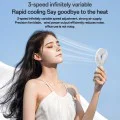 Мини вентилатор Yesido Mini Handheld Fan (YF15) - със стойка за телефон, 1200mAh - Черен