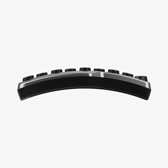 Накладки за педали Spigen Pedal Covers Stuttgart (ACP04510) - за Tesla Model Y/3, пълен комплект, изпъкнали, неръждаема стомана, с гумени бутони - Сребрист