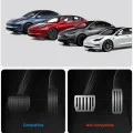 Накладки за педали за Tesla Model 3 / Model Y (Juniper) / Model Y L - Pedals Covers Performance Line Design TO200P (ACP11627) - Spigen - Сребрист