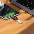 OTG адаптер Borofone (BV26C) - Type-C (M) към USB 3.0 (M), функции за зареждане и трансфер на данни, 5Gbps, 2A - Черен