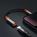 OTG адаптер (CA-1440) - Mcdodo - Type-C към Lightning, 480Mbps, поддържа аудио - Черно