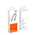OTG адаптер (CA-1440) - Mcdodo - Type-C към Lightning, 480Mbps, поддържа аудио - Черно