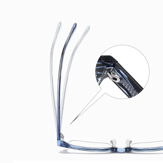 Очила за компютър Techsuit Anti-Blue Light Glasses Reflex PC (2205) - дамски, квадратни - Черен / Златист