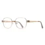 Очила за компютър Techsuit Anti-Blue Light Glasses Reflex PC (3172) - дамски, правоъгълни - Кафяв / Златист