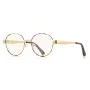Очила за компютър Techsuit Anti-Blue Light Glasses Reflex PC (3175) - дамски, кръгли - Златист / Принт