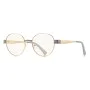 Очила за компютър Techsuit Anti-Blue Light Glasses Reflex PC (3175) - дамски, кръгли - Златист / Светлосив