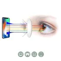 Очила за компютър Techsuit Anti-Blue Light Glasses Reflex PC (83092) - унисекс, големи квадратни - Черен / Златист