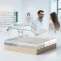 Очила за компютър Techsuit Anti-Blue Light Glasses Reflex PC (83092) - унисекс, големи квадратни - Черен / Златист