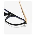 Очила за компютър Techsuit Anti-Blue Light Glasses Reflex PC (83092) - унисекс, големи квадратни - Прозрачен / Сребрист