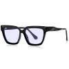 Очила за компютър Techsuit Anti-Blue Light Glasses Reflex PC (LS083) - дамски, големи квадратни - Черни