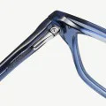 Очила за компютър Techsuit Anti-Blue Light Glasses Reflex PC (LS084) - мъжки, правоъгълни - Черен / Прозрачен