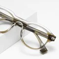 Очила за компютър Techsuit Anti-Blue Light Glasses Reflex PC (LS088) - дамски, кръгли - Черен градиент