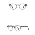 Очила за компютър Techsuit Anti-Blue Light Glasses Reflex PC (LS088) - дамски, кръгли - Сив градиент