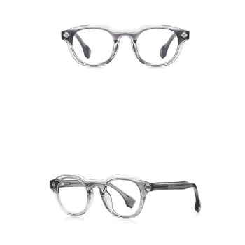 Очила за компютър Techsuit Anti-Blue Light Glasses Reflex PC (LS088) - дамски, кръгли - Сив градиент