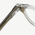 Очила за компютър Techsuit Anti-Blue Light Glasses Reflex PC (LS088) - дамски, кръгли - Сив градиент