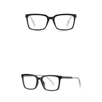 Очила за компютър Techsuit Anti-Blue Light Glasses Reflex PC (LS091) - мъжки, плосък връх - Черни