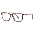 Очила за компютър Techsuit Anti-Blue Light Glasses Reflex PC (LS202) - дамски, плосък връх - Червено дърво