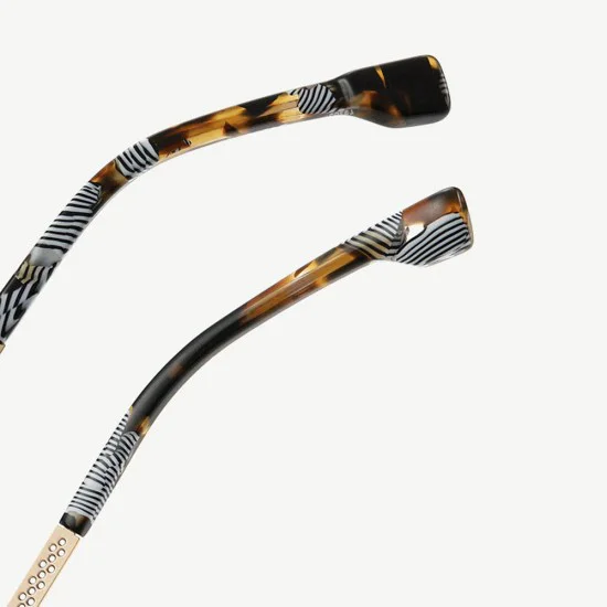 Очила за компютър Techsuit Anti-Blue Light Glasses Reflex PC (LS202) - дамски, плосък връх - Маслина