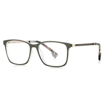 Очила за компютър Techsuit Anti-Blue Light Glasses Reflex PC (LS202) - дамски, плосък връх - Маслина