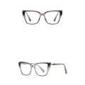 Очила за компютър Techsuit Anti-Blue Light Glasses Reflex PC (LS250) - дамски, голяма рамка - Розов градиент
