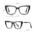 Очила за компютър Techsuit Anti-Blue Light Glasses Reflex PC (LS250) - дамски, голяма рамка - Розов градиент