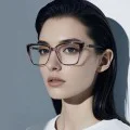 Очила за компютър Techsuit Anti-Blue Light Glasses Reflex PC (LS250) - дамски, голяма рамка - Розов градиент