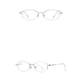 Очила за компютър Techsuit Anti-Blue Light Glasses Reflex PC (LS501) - дамски, микро рамка - Сребрист