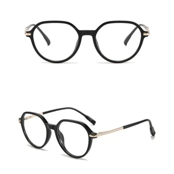 Очила за компютър Techsuit Premium Anti-Blue Light Glasses Reflex PC (TM1062) - унисекс, Browline - Черни