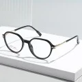 Очила за компютър Techsuit Premium Anti-Blue Light Glasses Reflex PC (TM1062) - унисекс, Browline - Черни
